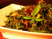 Tumis Daun Pepaya Ikan Tongkol