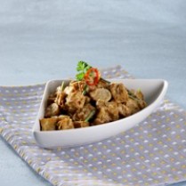 Tahu Sutra Tumis Jamur Bumbu Kari