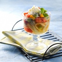 Es Blewah Campur Buah Segar