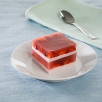 Puding Lapis Stroberi