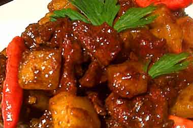 Masakan Daging Sapi Kentang Goreng Kecap