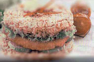 Nasi Lapis Isi Daging