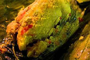 Pepes Ayam Bumbu Kuning