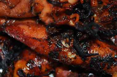 Pepes Cumi Bumbu Bakar