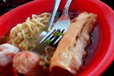 Baso jari Bungkus Kulit Tahu