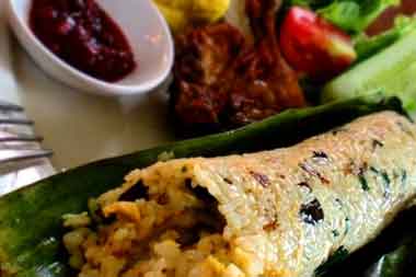 Nasi Bakar Ayam Jamur