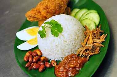 Nasi Lemak Malaysia Tradisional
