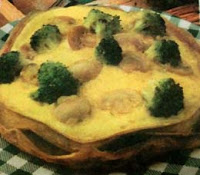 Omelet Telur Brokoli Jamur