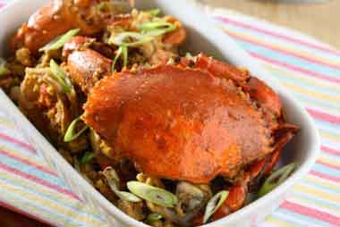 Kepiting Masak Telur Asin
