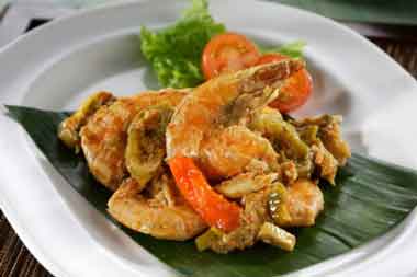 Pepes Udang Bakar Honje