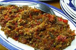 Sambal Roa Khas Manado