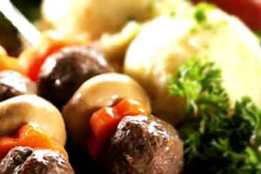 Sate Manis Bola Daging