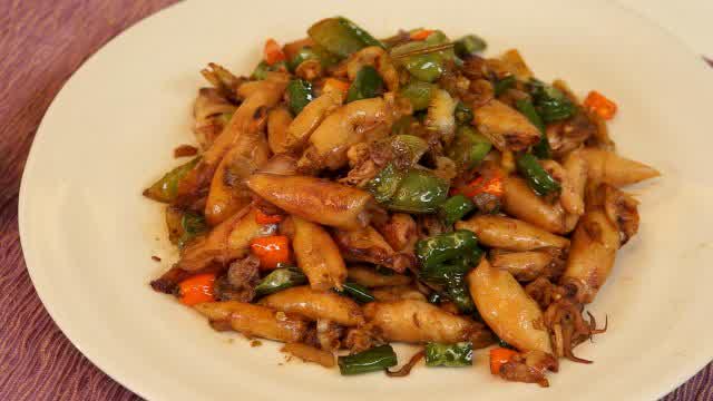 Tumis Cumi Asin Cabai Hijau